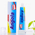 No fluoruro 150 g de pasta de dientes Angola con cepillo de dientes libre